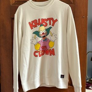 Billabong Simpson’s Krusty The Clown Medium Crew Neck Sweatshirt